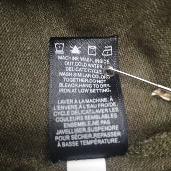 RW&CO. Ladies Size Medium Brown Lightweight Mock Neck Sweater - Picture 5 of 10